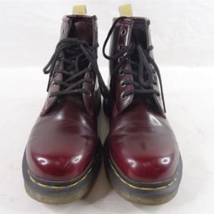 Dr. Marten Women's Red Vegan 1490 Boots Size 7M